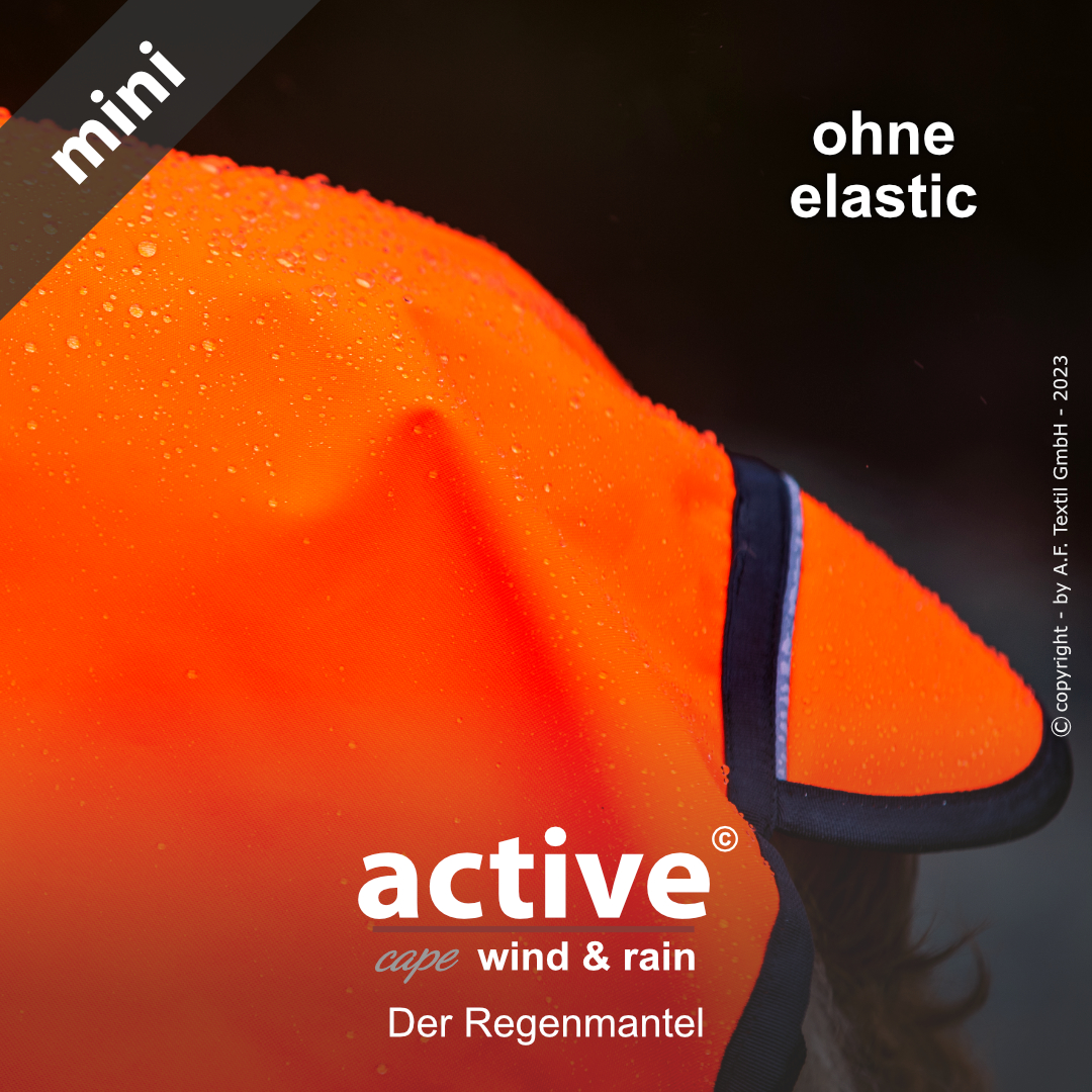 ACTIVE© cape WIND & RAIN Mini ORANGE
